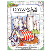 859726: Draw and Write Through History Book 3: The Vikings, the Middle Ages, and the Renaissance