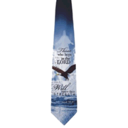 90900X: Renew Their Strength Silk Tie (Isaiah 40:31)