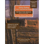 921542: Getty-Dubay Italic Handwriting Instruction Manual, Fourth Edition