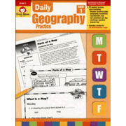999708: Daily Geography Practice, Grade 1