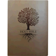 691732: KJVER Family Legacy Large Print Holy Bible--soft leather-look, olive