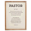 Pastor Framed Art