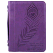 544509: Show Me the Wonders of Your Great Love Bible Cover, Leather-Like Purple, Large