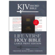 692008: KJV 1611 Be Strong And Courageous, Life Verse Edition, Large Print--Soft leather-look, black