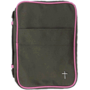 006353: Washed Canvas Bible Cover, Sandstone, X-Large