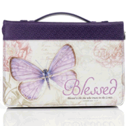 0137260: Butterfly Blessed Bible Cover, X-Large