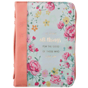 0137288: All Things Bible Cover, Floral, X-Large