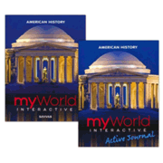 024765: myWorld Middle Grades American History Homeschool Bundle (Includes Workbook; Grades 6-8; 2019 Edition)