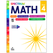 163495: Spectrum Math Workbook, Grade 4