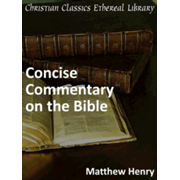 17011EB: Matthew Henry&amp;quot;s Concise Commentary on the Bible - eBook