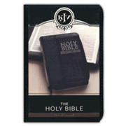 2102425: KJV Mini Pocket Bible--soft leather-look, black with zipper