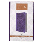 2117368: KJV Giant Print Bible, Luxleather purple