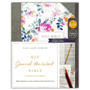 218298: KJV Comfort Print Journal the Word Bible, Cloth over Board, Pink Floral