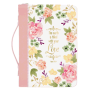274012: Watercolor Garden Bible Cover, X-Large