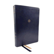 332533: KJV Woman&amp;quot;s Full Color Study Bible, Comfort Print--soft leather-look, blue