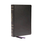 332610: KJV Woman&amp;quot;s Full Color Study Bible, Comfort Print--genuine leather, black (indexed)