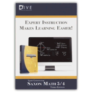 344543: DIVE CD-Rom for Saxon Math 5/4, 3rd Edition