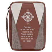 365741: For I Know the Plans I Have For You Bible Cover, Extra Large
