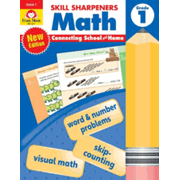 389868: Skill Sharpeners Math, Grade 1 (2021 revised edition)