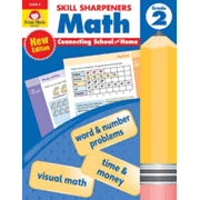 389876: Skill Sharpeners Math, Grade 2 (2021 revised edition)