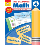389899: Skill Sharpeners Math, Grade 4 (2021 revised edition)