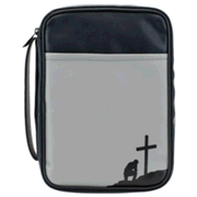 404255: Man of God Bible Cover, Black and Grey, Thinline