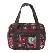 404384: How Great Thou Art Purse Style Bible Cover, Floral, Thinline