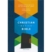 413577: NLT Christian Basics Bible, Brown/Tan Soft Imitation Leather