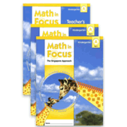 428857: Math in Focus: The Singapore Approach Grade K First Semester Homeschool Package
