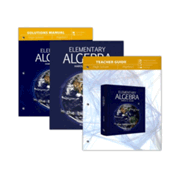 442666: Elementary Algebra 3 Book Pack (with paperback algebra book