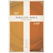 446859: KJV and Amplified Parallel Bible, Large Print, Hardcover