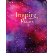 454976: NLT Giant-Print Inspire PRAYER Bible: The Bible for Coloring & Creative Journaling--soft leather-look, purple