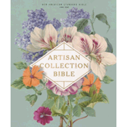 456872: NASB 1995 Artisan Collection Bible, Comfort Print--soft leather-look, sage floral
