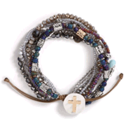473123: Your Journey Prayer Bracelet, Gray