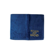 539010: Man of God Pastor Towel, Navy