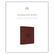 562013: ESV Journaling Bible (TruTone, Brown, Mosaic Cross Design)