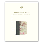 565411: ESV Journaling Bible--soft leather-look, elegant grace print