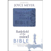 595334: Amplified Bible, Battlefield Of The Mind Bible,  Imitation Leather, Blue