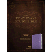 606908: CSB Tony Evans Study Bible--soft leather-look, purple (indexed)