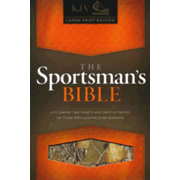 615399: KJV Sportsman&amp;quot;s Large-Print Bible--mothwing camouflage