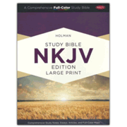 616819: NKJV Large-Print Holman Study Bible