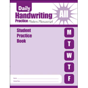 633664: Daily Handwriting Practice: Modern Manuscript Student Workbook