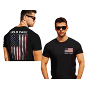 6532M: Hold Fast, Flag, Shirt, Black, Medium