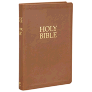 691558: KJVER Gift and Award Holy Bible Deluxe Edition--soft leather-look, coffee