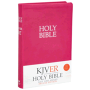 691569: KJVER Gift and Award Holy Bible Deluxe Edition--soft leather-look, berry