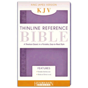 705654: KJV, Thinline Reference Bible Portable, Flexisoft  leather, Lilac