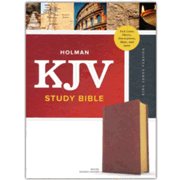 721996: KJV Study Bible, Full-Color--bonded leather, brown