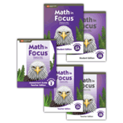 884170: Math in Focus Homeschool Kit, Accelerated (Grades 7-8; 2020 Edition)
