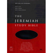 952869: NKJV The Jeremiah Study Bible, Soft leather-look, Black