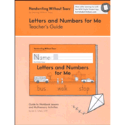 970832: Letters and Numbers for Me Teacher&amp;quot;s Guide, Grade K (2022 Edition)
